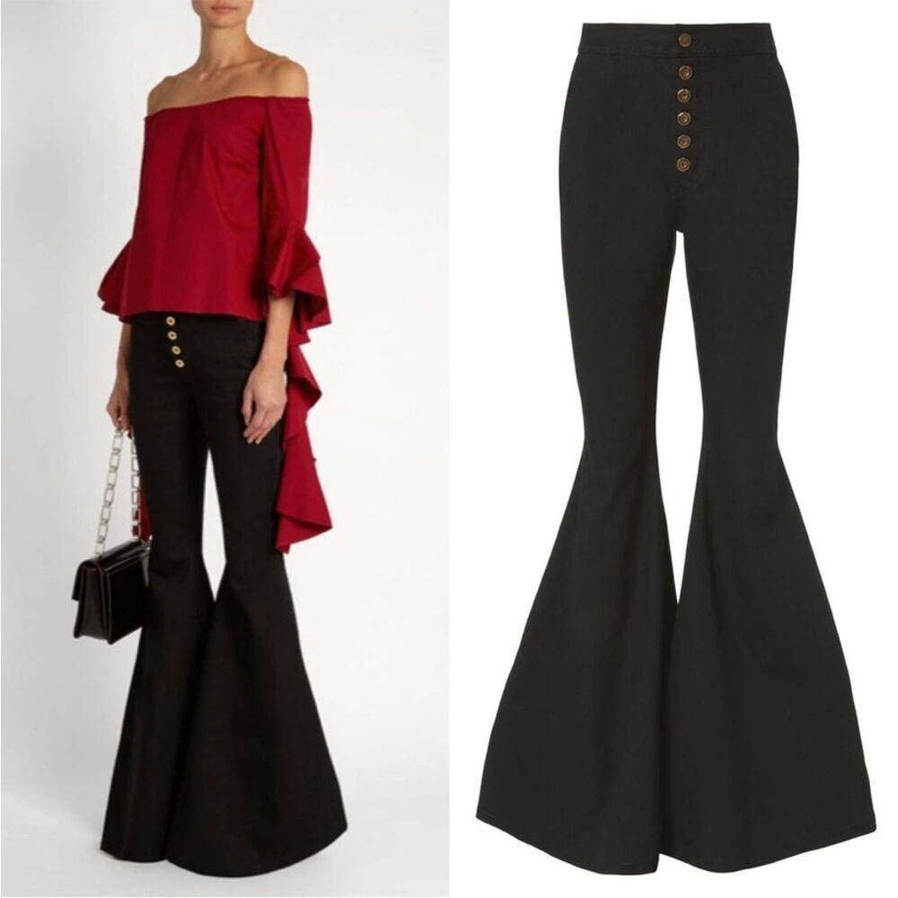 Ellery ophelia wide leg‎ flare black Sz 27